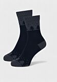 γυναικεία μάλλινη κάλτσα Pro Socks Midnight Frost μπλε γκρι