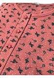 Γυναικεία πιτζάμα fleece Pink Blossom 70% βαμβάκι 30% πολυεστέρας