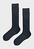 Γυναικεία μάλλινη κάλτσα Pro Socks ανθρακί μέχρι το γόνατο – flat lay