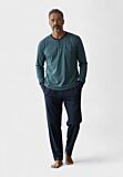 Ανδρική βαμβακερή πιτζάμα Interlock Basic Olive Green – Closet22