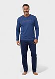 Ανδρική βαμβακερή πιτζάμα Interlock Style Matters Royal Blue – Closet22