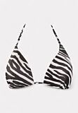 Γυναικείο μαγιό τρίγωνο animal print με παρεό SE53105-1

