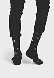 Ανδρική κάλτσα Soma Socks One Love μαύρη με πολύχρωμα φύλλα