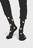 Ανδρική κάλτσα Soma Socks Drink Beer μαύρη με σχέδιο μπύρες