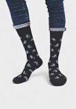 Ανδρική κάλτσα Soma Socks Bicycle με σχέδιο ποδήλατο σε μπλε φόντο