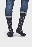 Ανδρική κάλτσα Soma Socks Bicycle με σχέδιο ποδήλατο σε μπλε φόντο