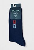 Ανδρική κάλτσα Soma Socks Royal Blue από βαμβάκι – premium ανδρικές κάλτσες 41-46