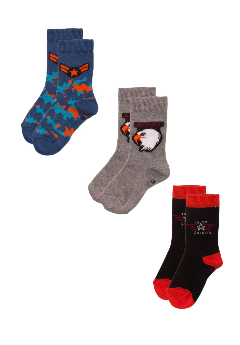 Design Κάλτσες παιδικές Air Force Design 3 Τεμ. 5505663