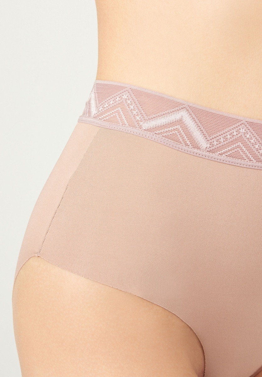 Σλιπ Cotton ψηλόμεσα χωρίς ραφές Laser Cut 6 Τεμ. CH4039 φωτογραφία