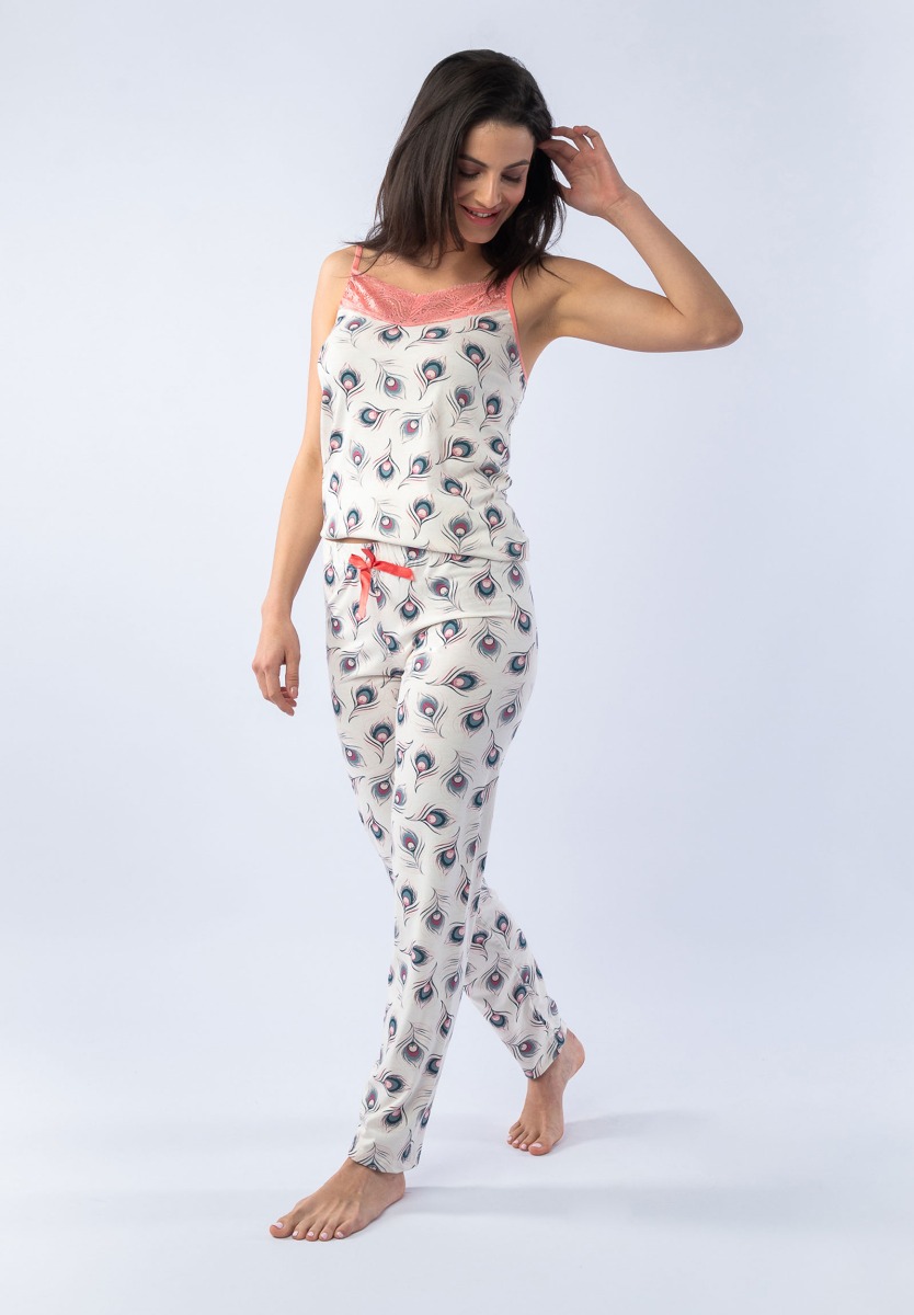 Πιτζάμα γυναικεία με τιράντα Feather 24232 φωτογραφία