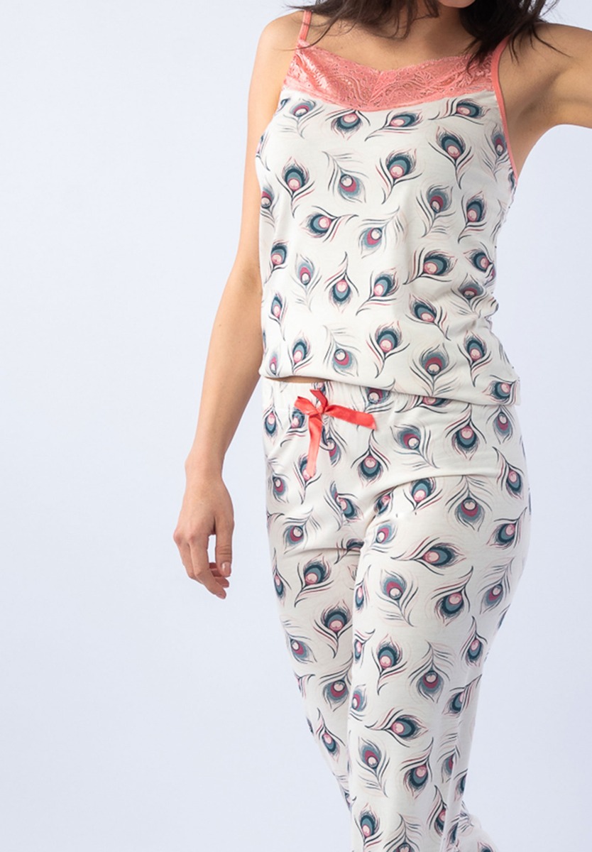 Πιτζάμα γυναικεία με τιράντα Feather 24232 φωτογραφία