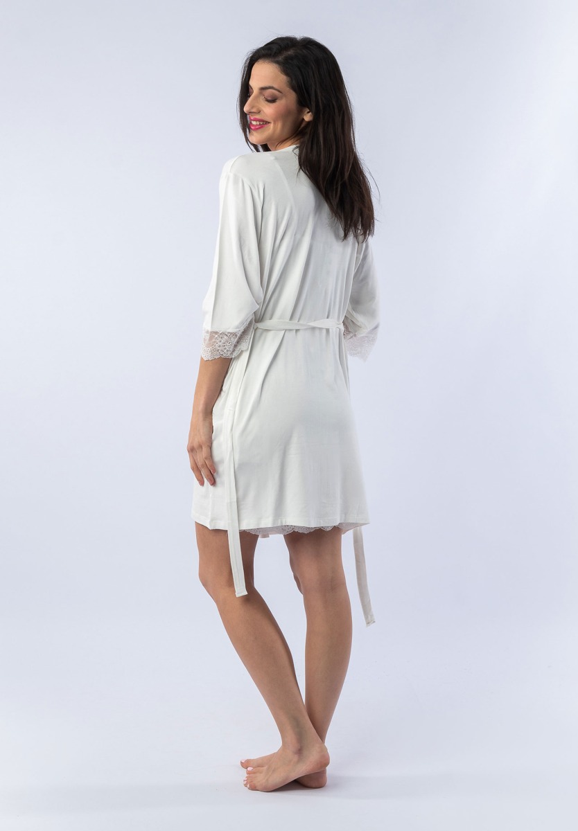 Σετ Νυχτικό - Ρόμπα Bambu Romantic Lace 10934 φωτογραφία