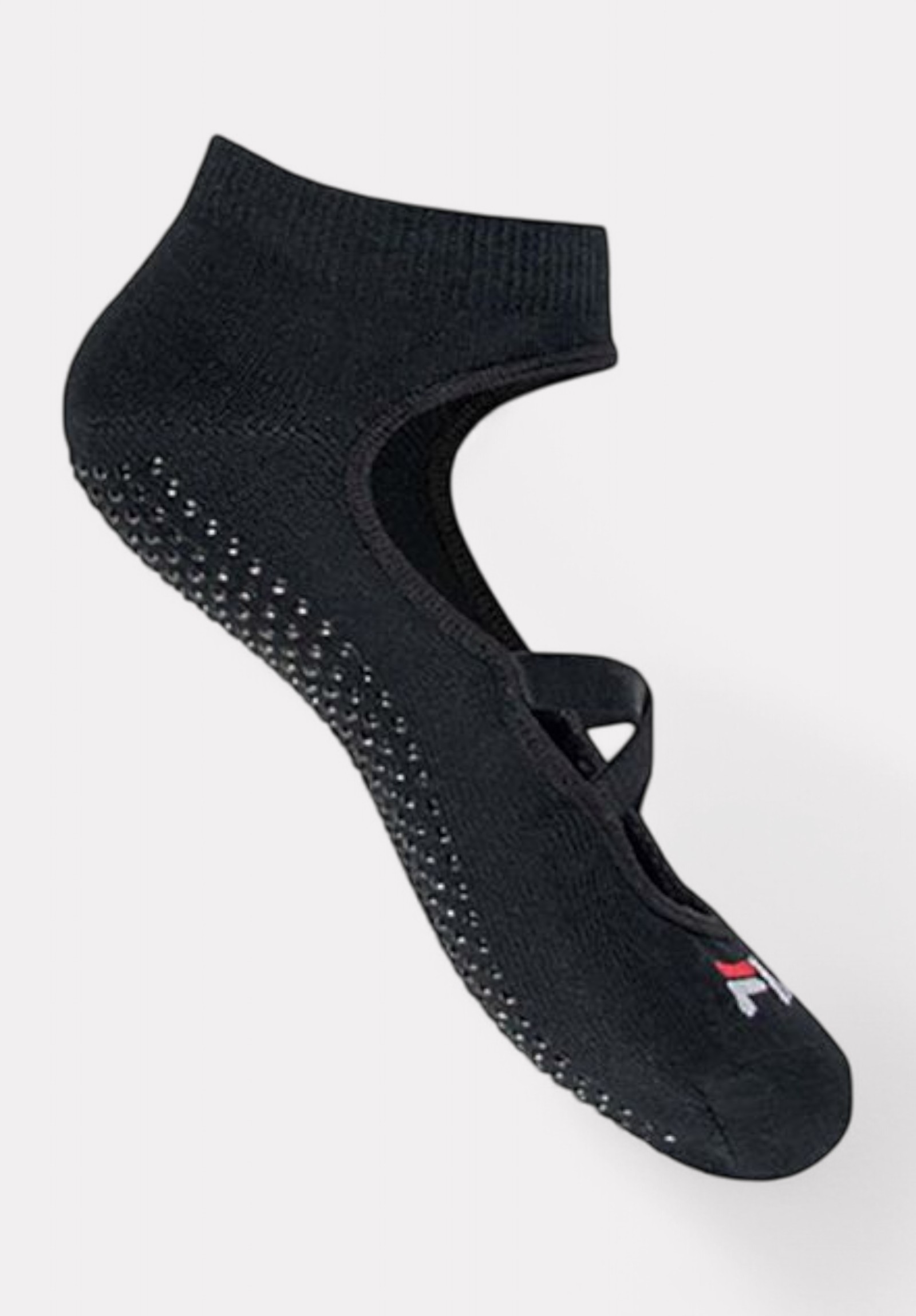 Fila Κάλτσες Yoga & Pilates Μαύρες με Σιλικόνη & Σταυρωτό Λάστιχο F1684-200-Μαύρο φωτογραφία