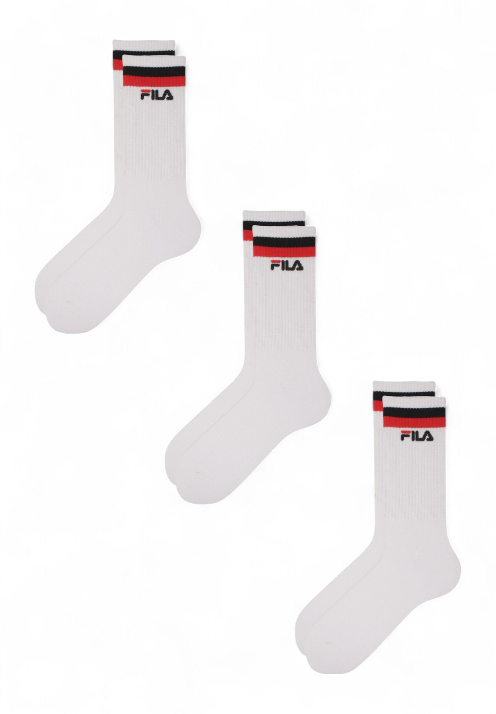  Κάλτσες Unisex Fila Bamboo 3 Τεμ. F5506-Λευκό 2025