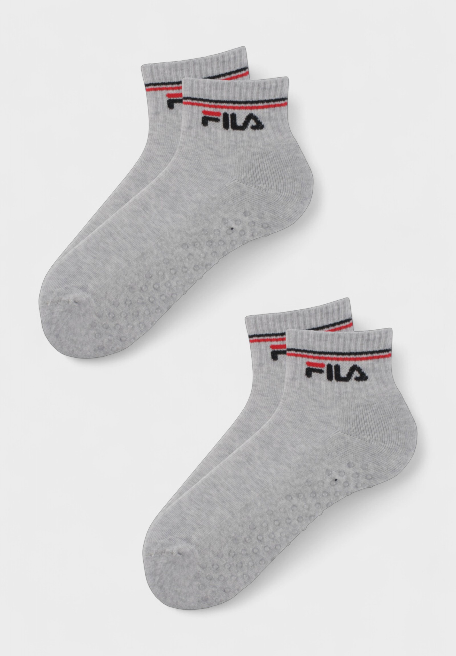 Παιδικές Αθλητικές Κάλτσες FILA με Αντιολισθητικά Ταπάκια – Γκρι (Σετ 2 Ζευγάρια) F8939-400-Γκρι φωτογραφία