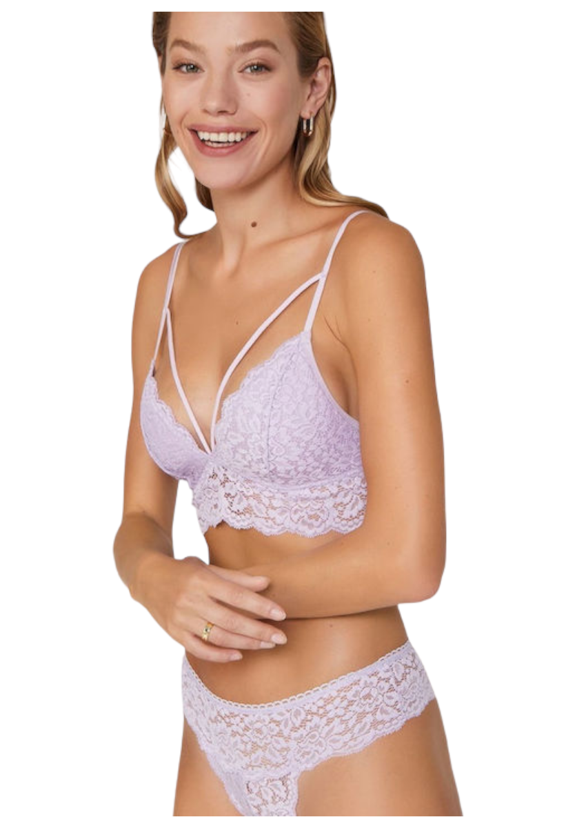  Σετ Bralette - Brazil δαντέλα Henna Lilac CA557LIL 2025