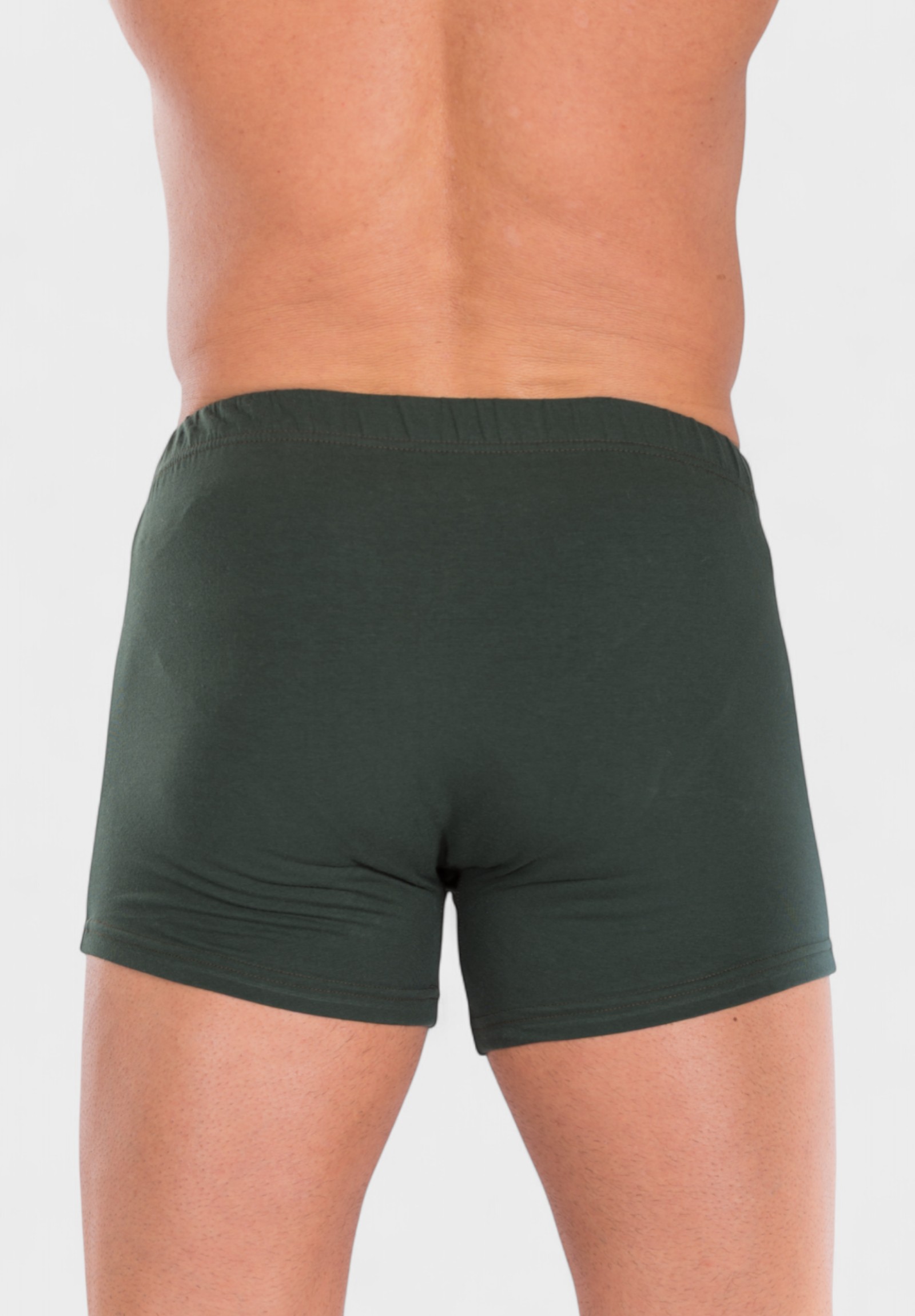 Ανδρικό μποξεράκι Giorgio εφαρμοστό πράσινο βαμβάκι λύκρα GRG1000-6-Πράσινο φωτογραφία