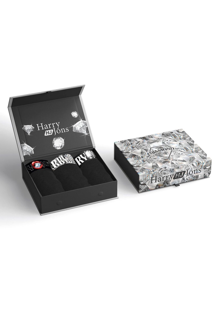Harry Jons Boxer Harry Jons Diamond 3 Τεμ. HJ04