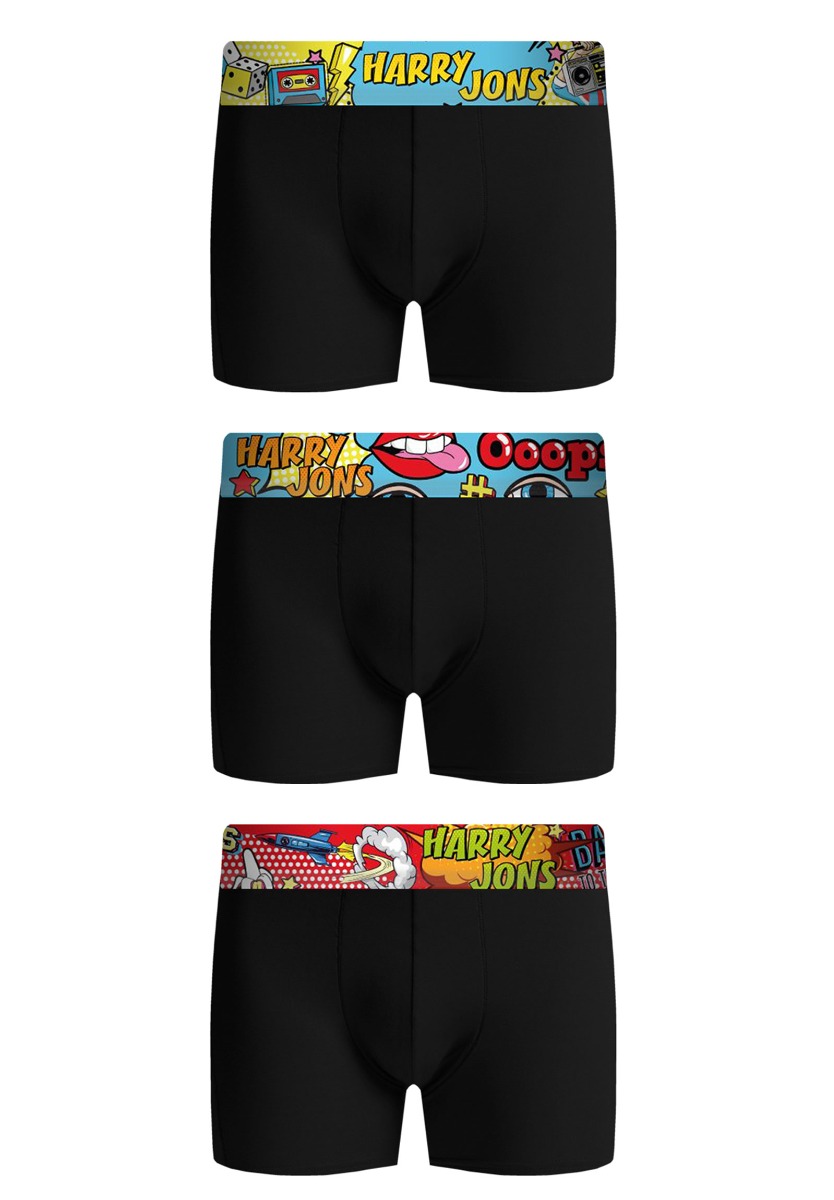 Boxer Harry Jons Boxed 3 Τεμ. HJ08 φωτογραφία