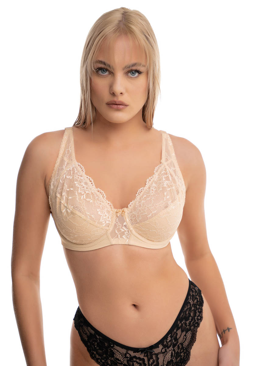 Σουτιέν Plus Size Μαλακό Norddiva 5002 5002-Μπεζ φωτογραφία