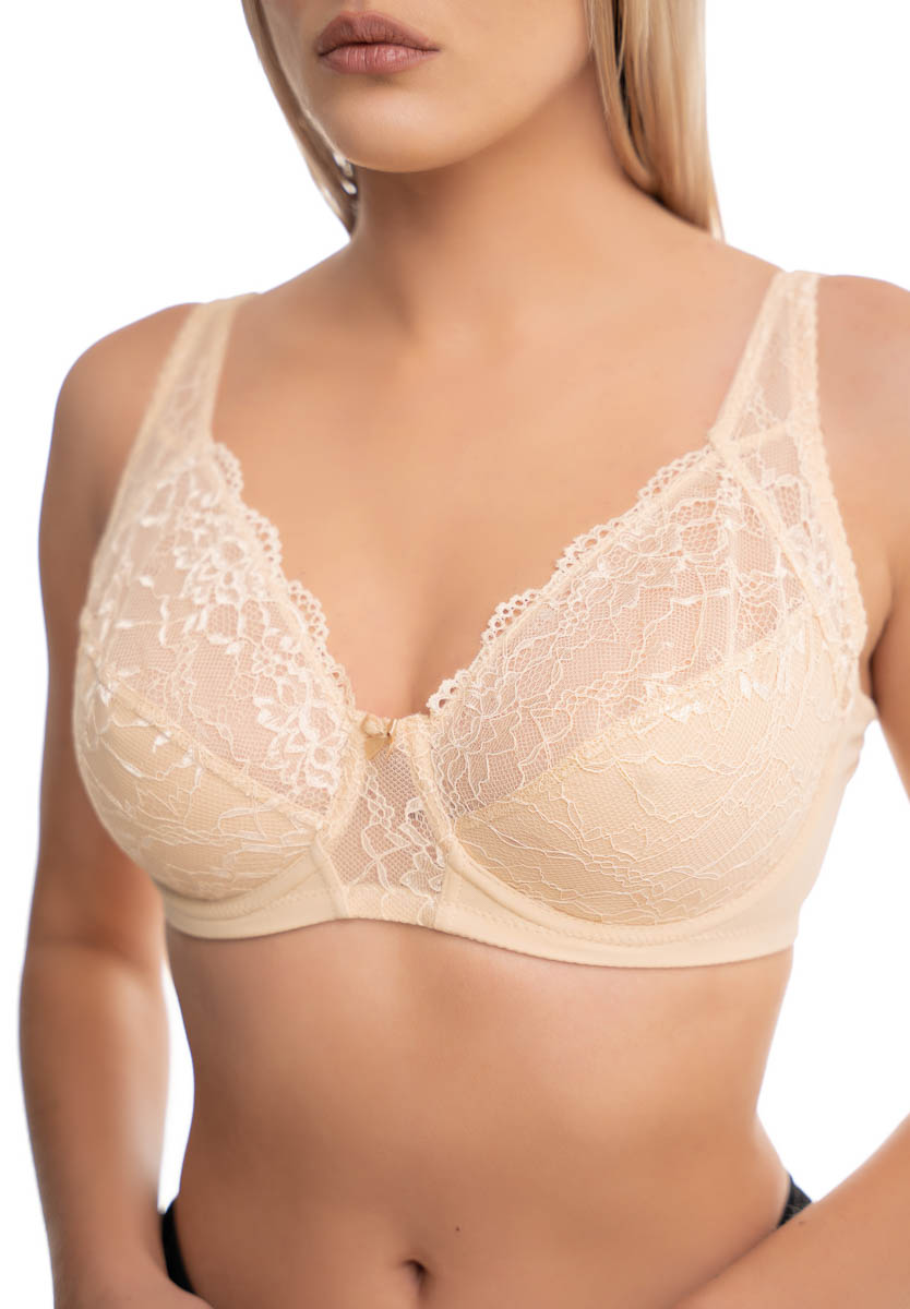 Σουτιέν Plus Size Μαλακό Norddiva 5002 5002-Μπεζ φωτογραφία