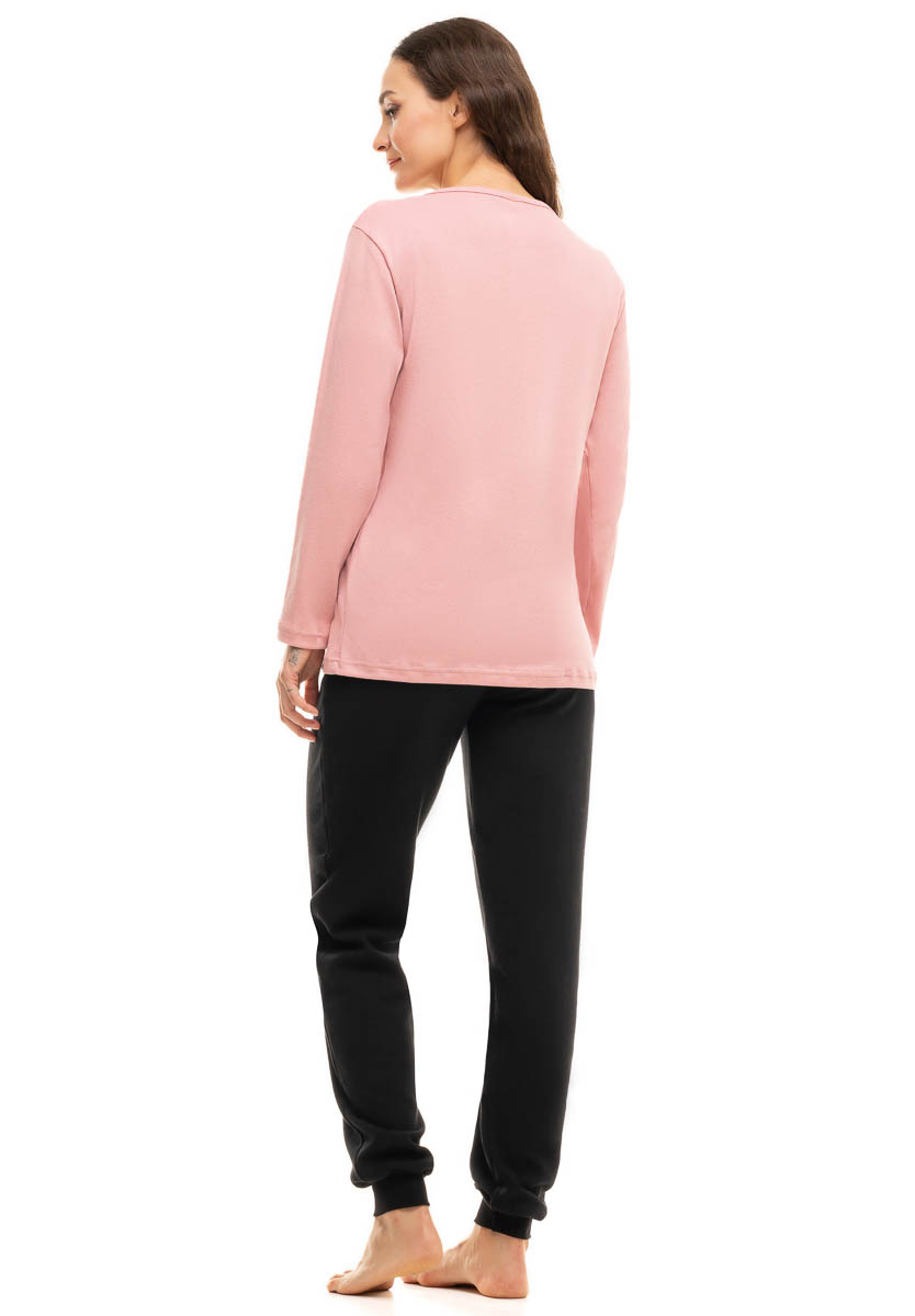 Πιτζαμα γυναικεία βαμβακερή CHERRY Lady CHR1137-Ροζ φωτογραφία