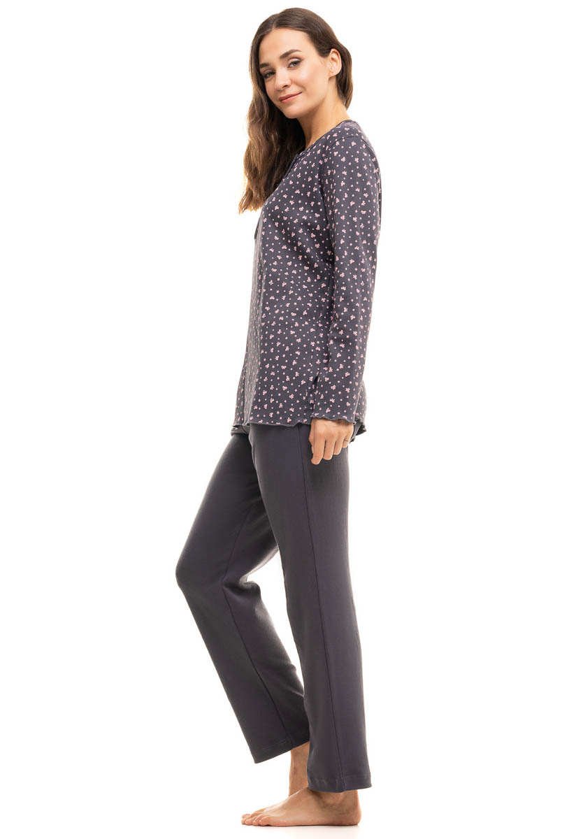 Πιτζάμα γυναικεία Ribbon Cherry Underwear CHR1015-Μπλε φωτογραφία