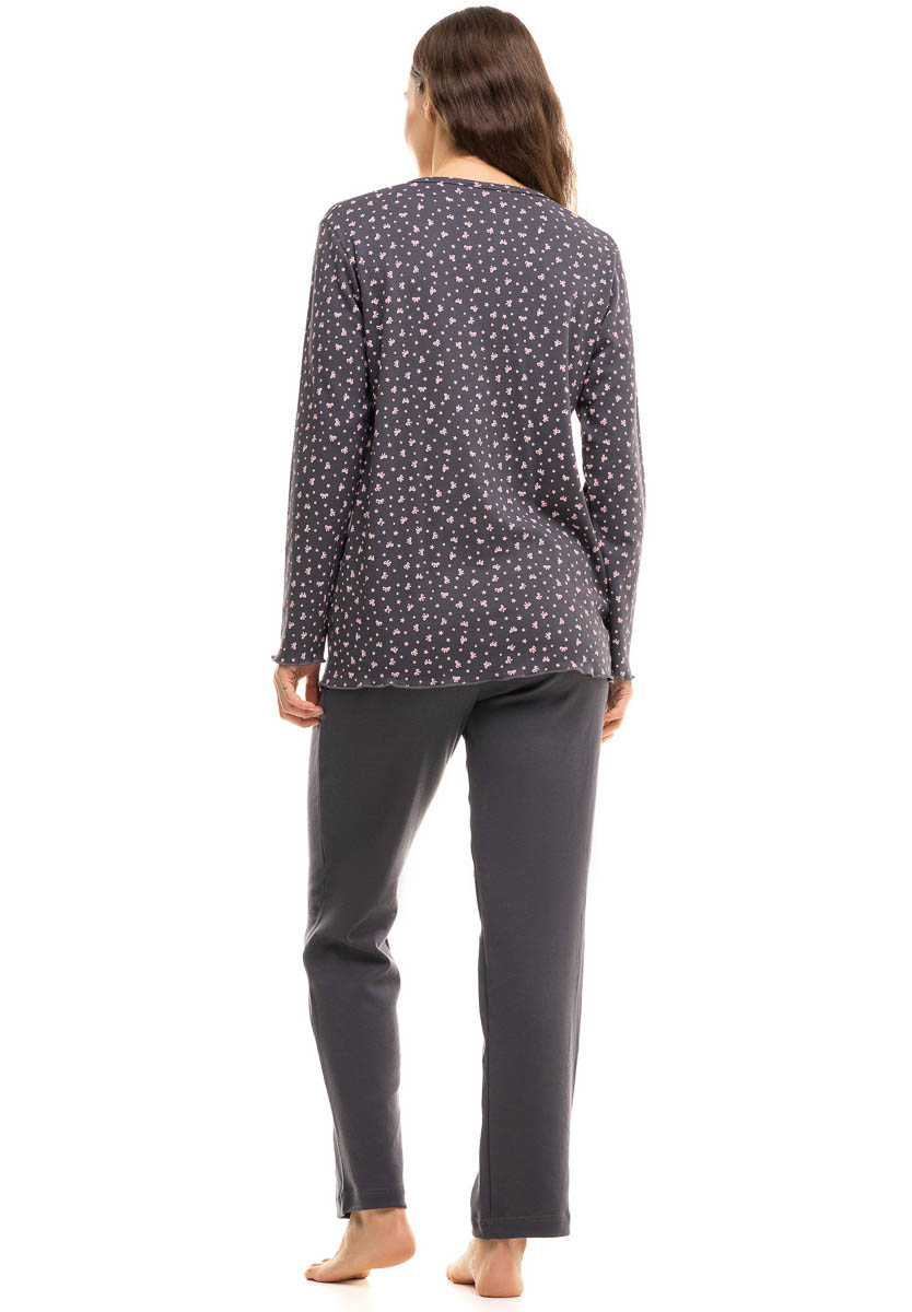 Πιτζάμα γυναικεία Ribbon Cherry Underwear CHR1015-Μπλε φωτογραφία