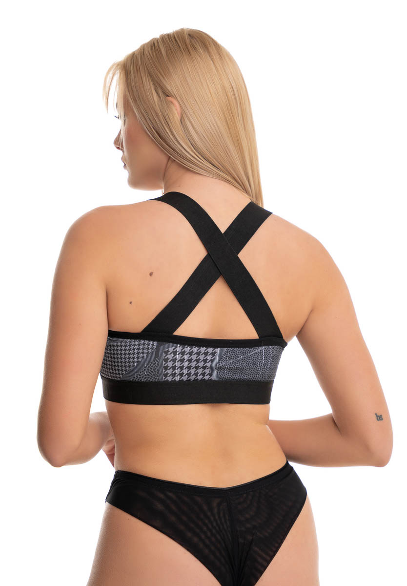 Γυναικείο αθλητικό μπουστάκι Norddiva Black-Grey 80508 80508 φωτογραφία