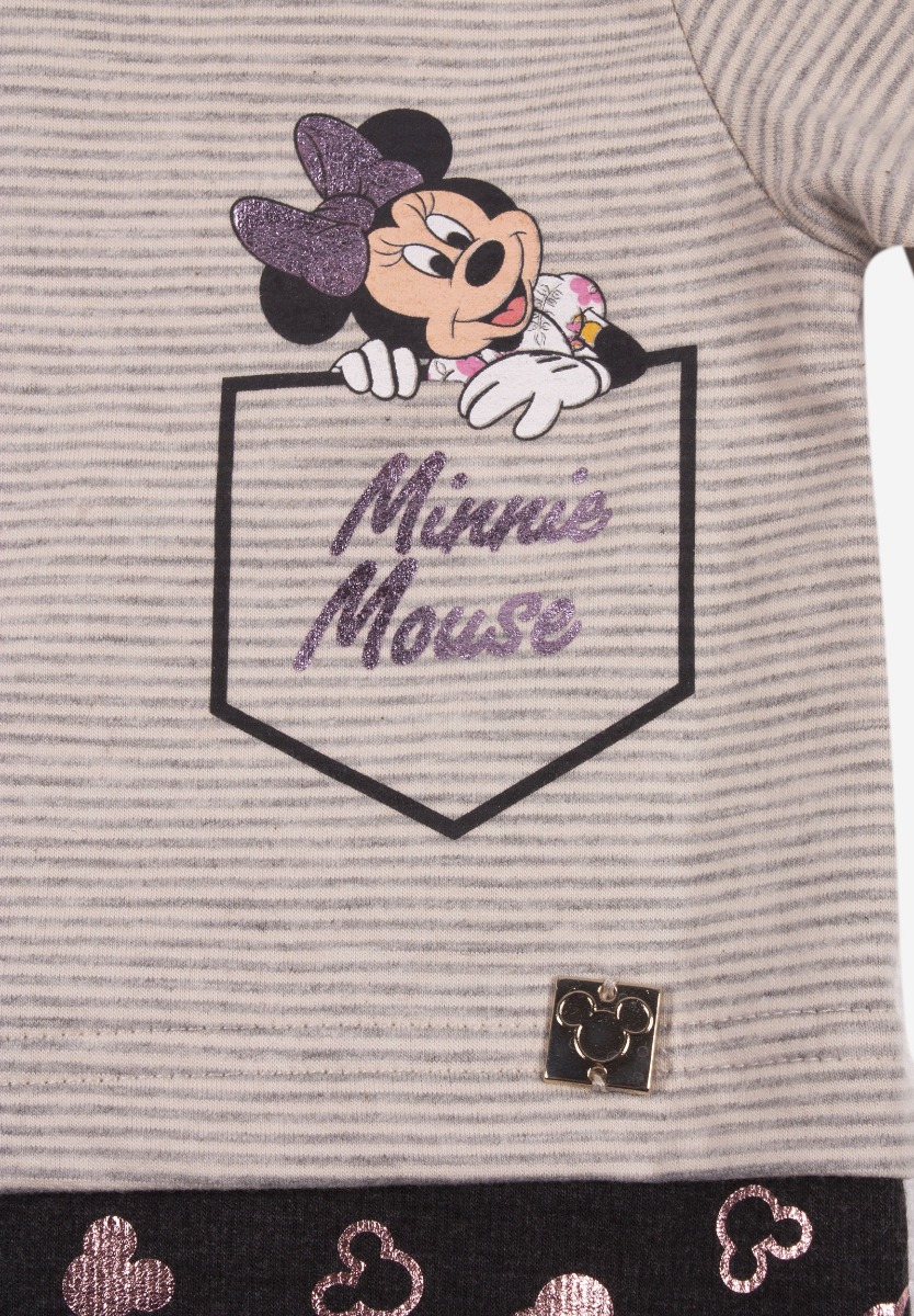 Φορμάκι βρεφικό με φλις παντελονάκι Minnie MN13402 φωτογραφία