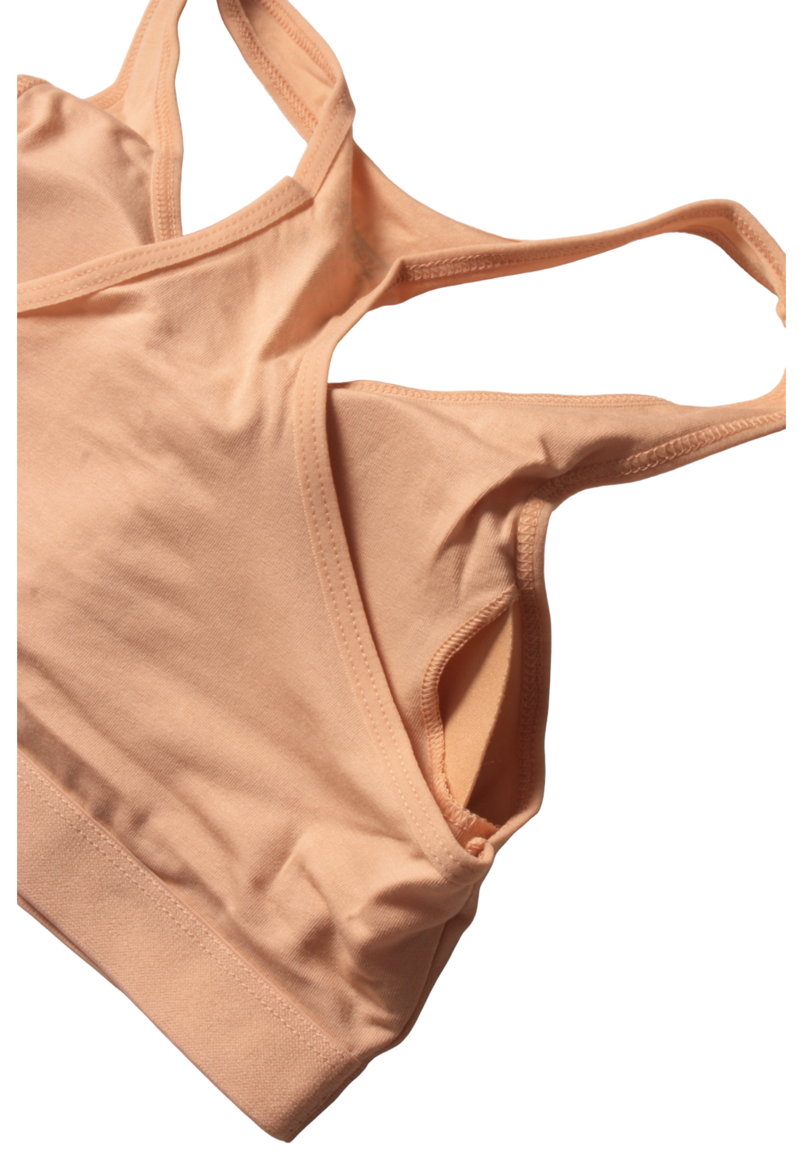 Μπουστάκι γυναικείο απαλό με χιαστί πλάτη Modal Berrak BRK2644-Λευκό φωτογραφία