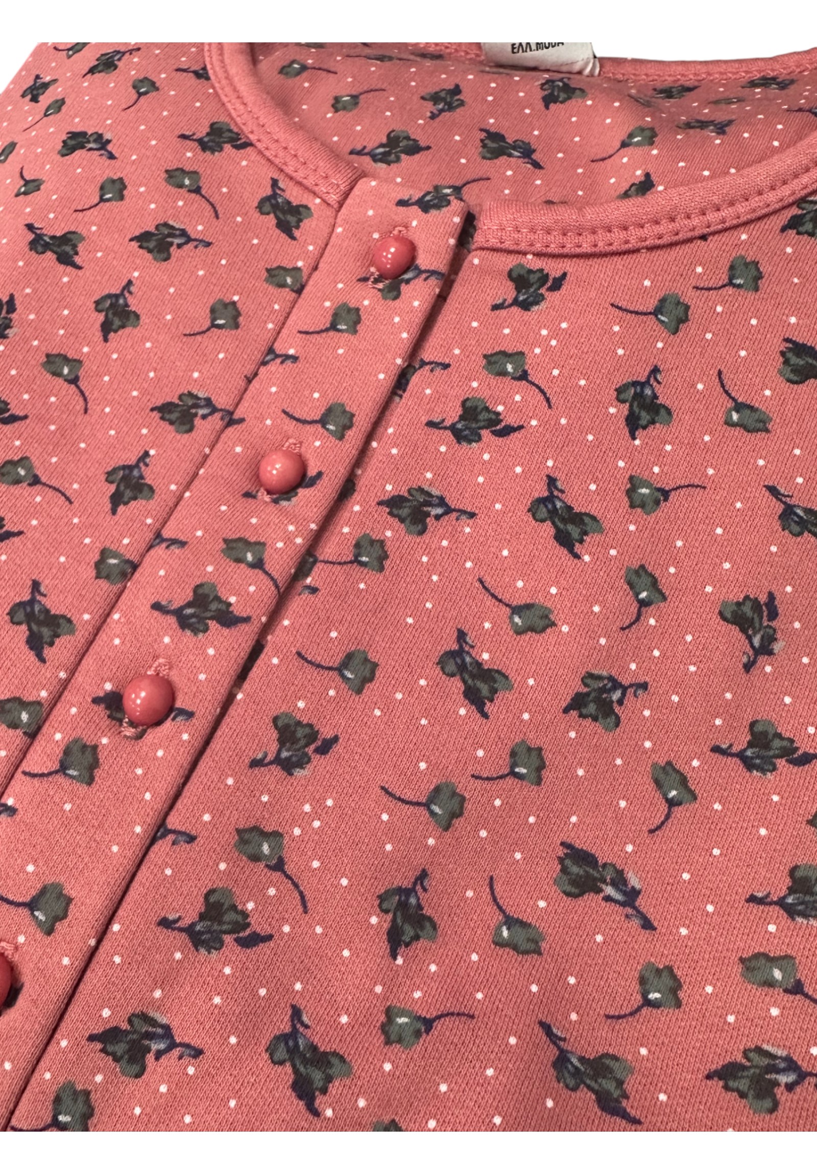 Γυναικεία Πιτζάμα Φούτερ Collection Cozy Pink Blossom CL26130-2-Κοραλί φωτογραφία