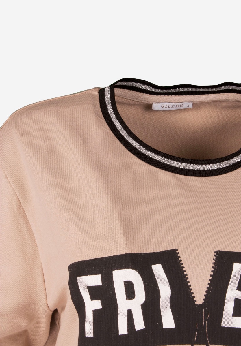 Φόρμα γυναικεία γυαλιστερές λεπτομέρειες 20396 φωτογραφία