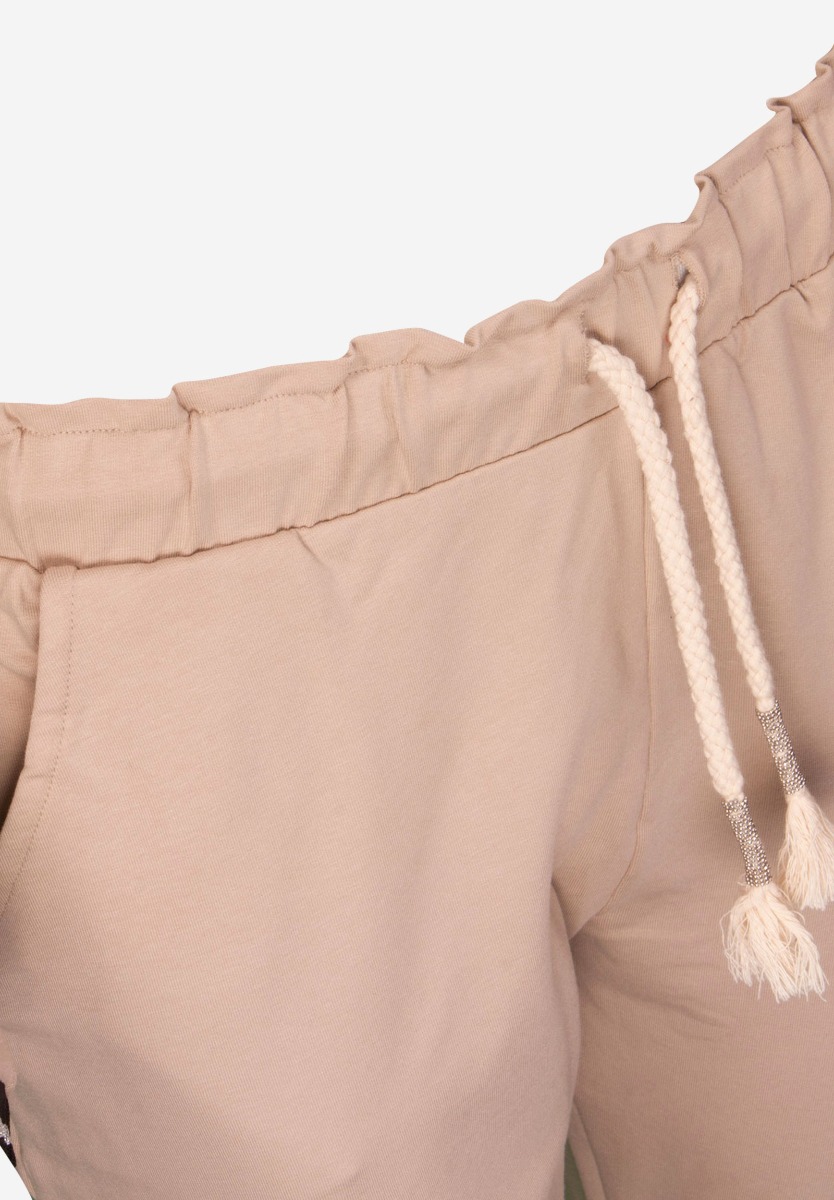 Φόρμα γυναικεία γυαλιστερές λεπτομέρειες 20396 φωτογραφία