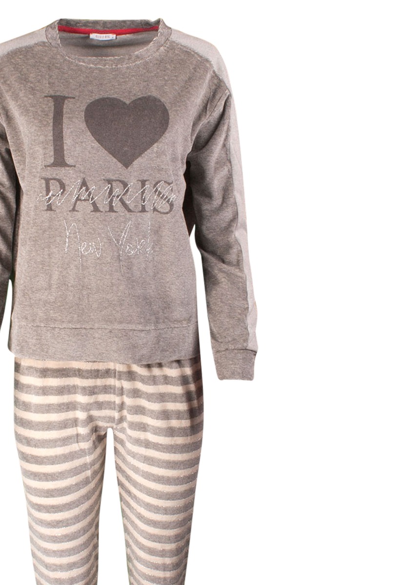 Φόρμα γυναικεία βελουτέ Warm Winter 20357 φωτογραφία