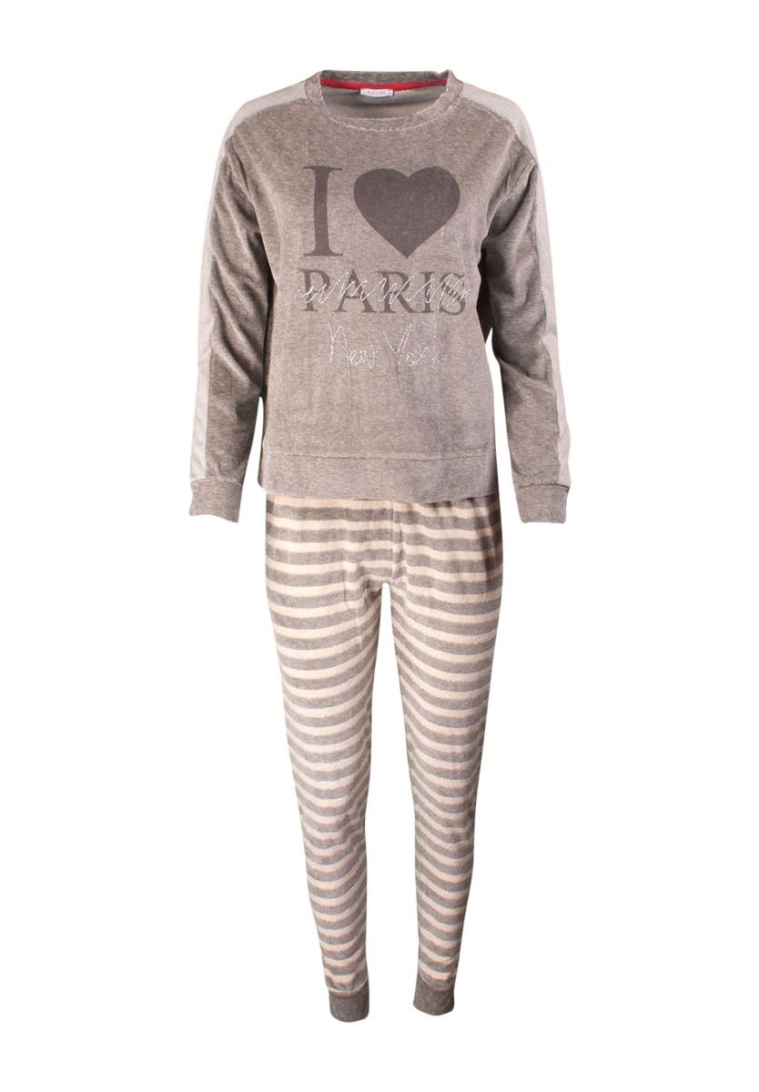 Φόρμα γυναικεία βελουτέ Warm Winter 20357 φωτογραφία