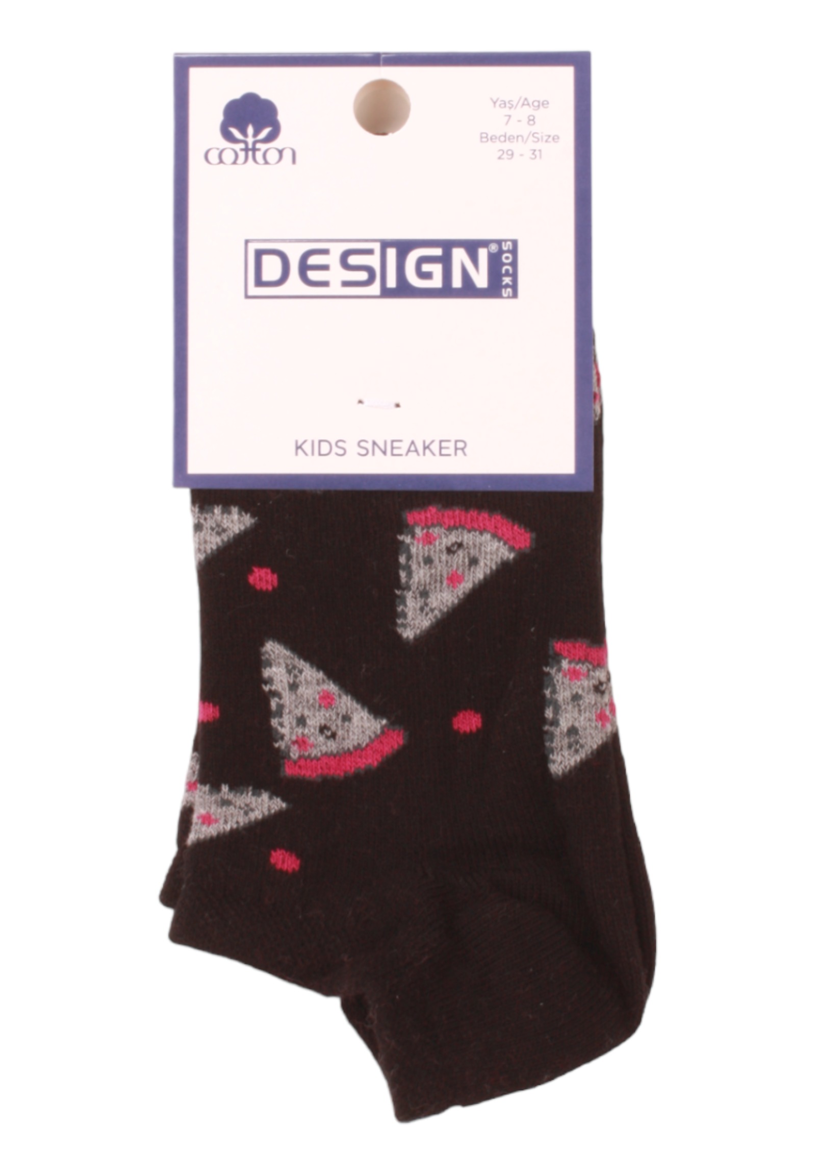 Σοσόνια παιδικά για κορίτσι Design Pizza Super Προσφορά 6 Τεμ. DSN0999-Πολύχρωμο φωτογραφία