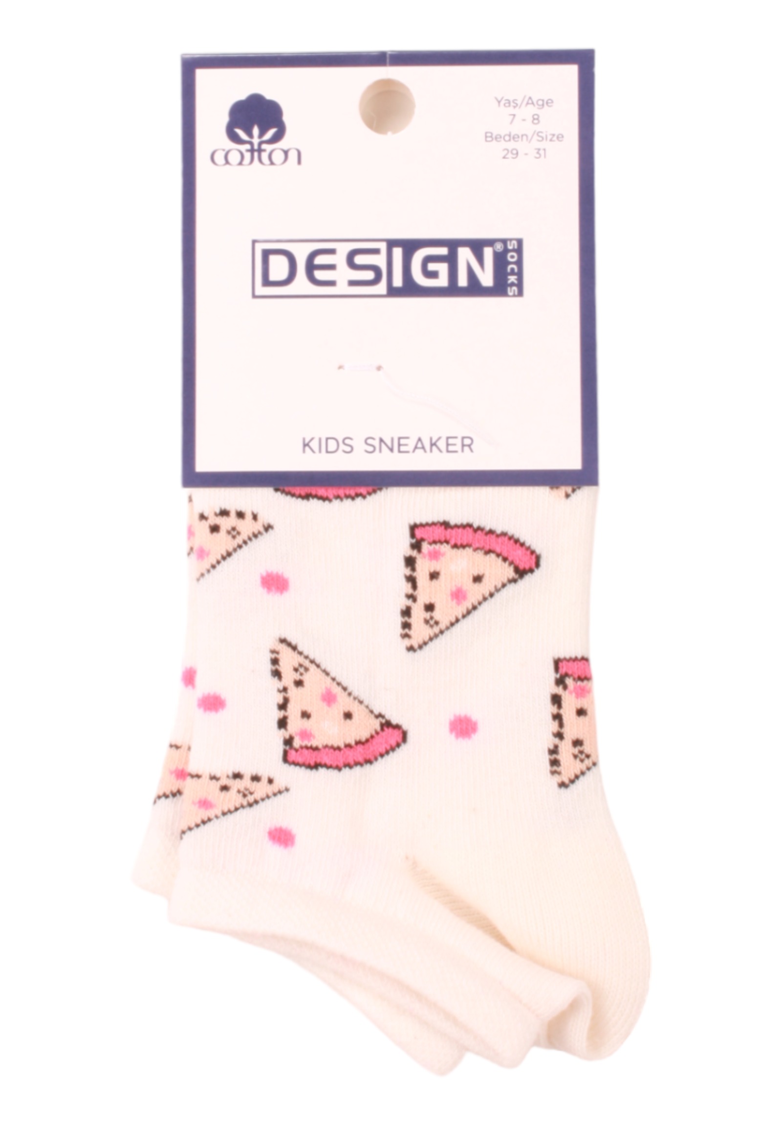 Σοσόνια παιδικά για κορίτσι Design Pizza Super Προσφορά 6 Τεμ. DSN0999-Πολύχρωμο φωτογραφία