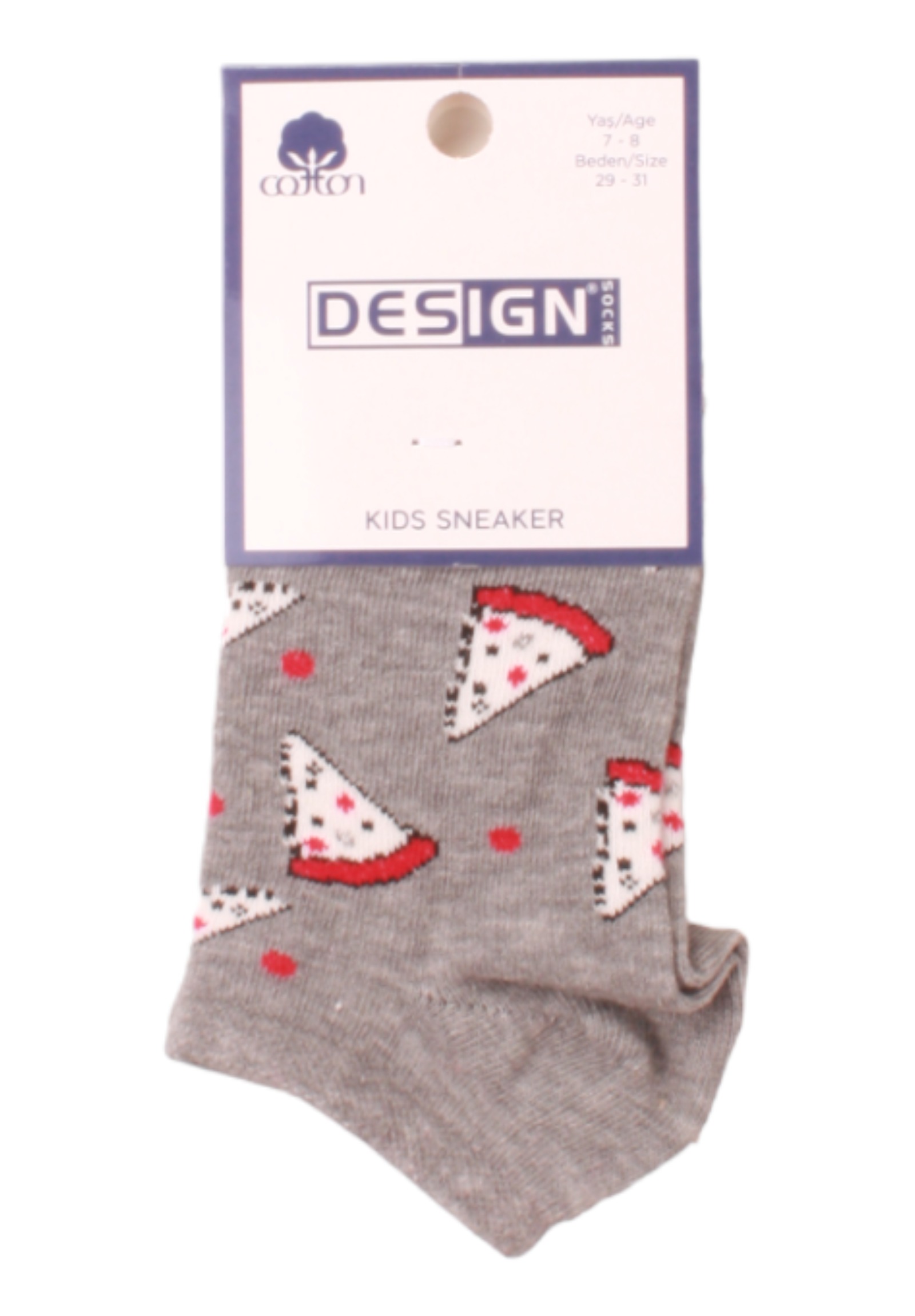 Σοσόνια παιδικά για κορίτσι Design Pizza Super Προσφορά 6 Τεμ. DSN0999-Πολύχρωμο φωτογραφία