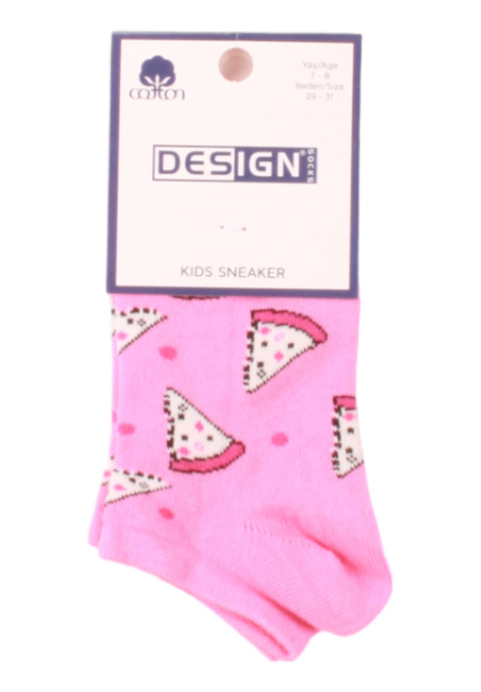 Σοσόνια παιδικά για κορίτσι Design Pizza Super Προσφορά 6 Τεμ. DSN0999-Πολύχρωμο φωτογραφία