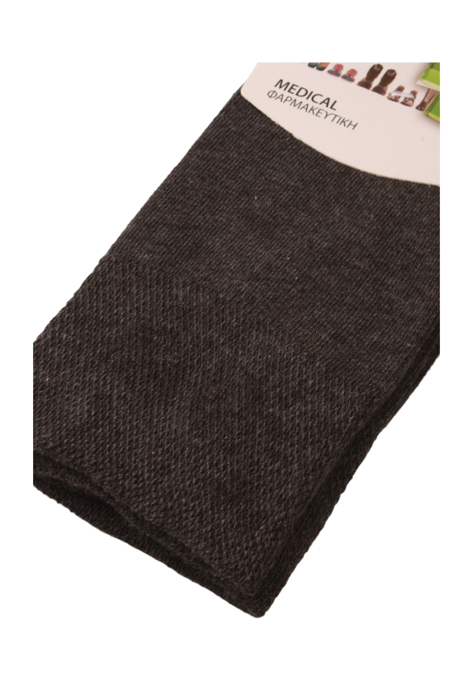Κάλτσα Medical χωρίς λάστιχο βαμβακερές Dimi Socks 1003DS-Ανθρακί φωτογραφία