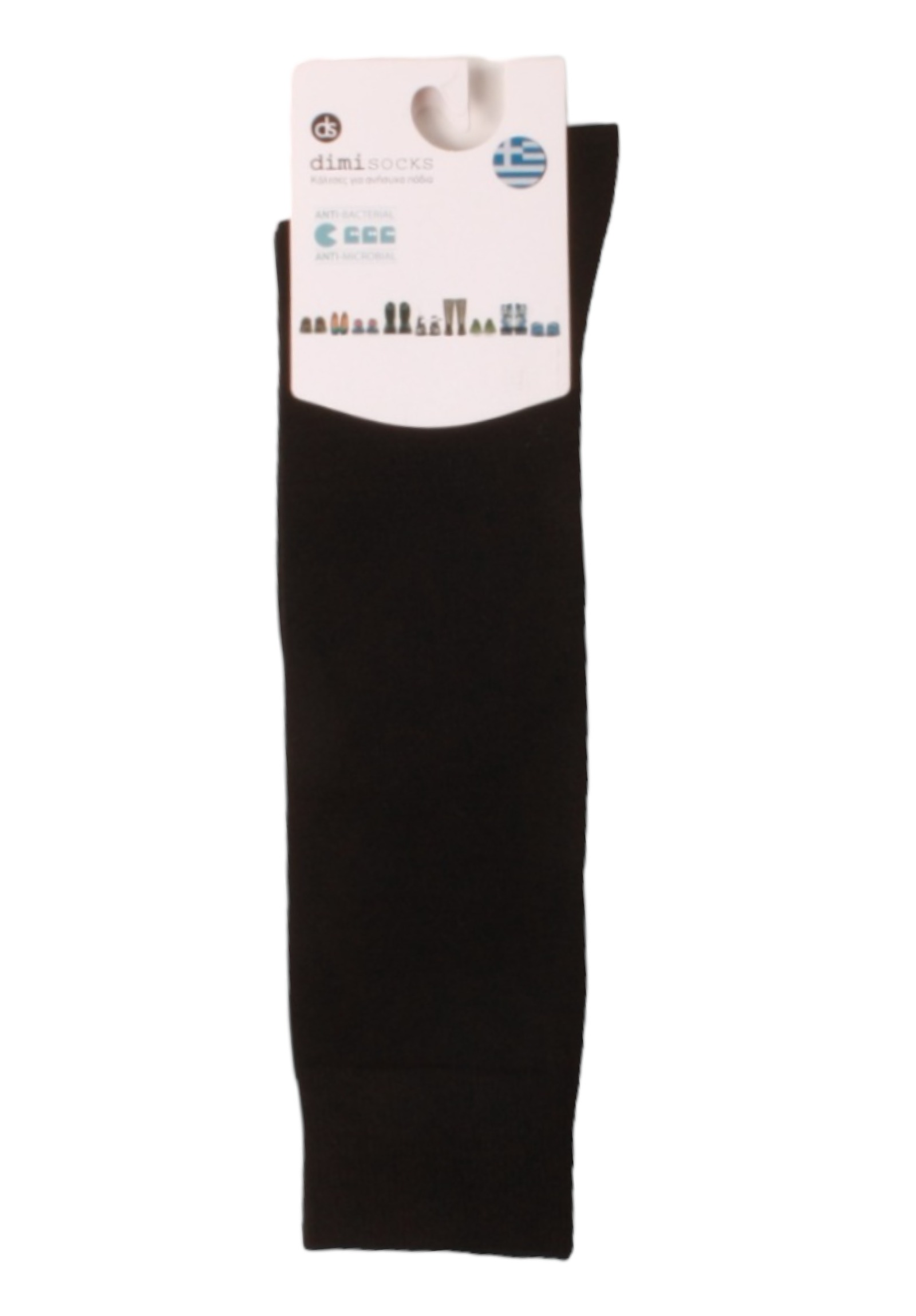  Κάλτσα γυναικεία Dimi Socks μέχρι το γόνατο μάλλινη DM1005-Μαύρο 2025