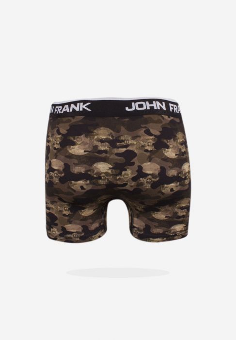 Boxer John Frank Camo Skull JFBD267-Χακί φωτογραφία