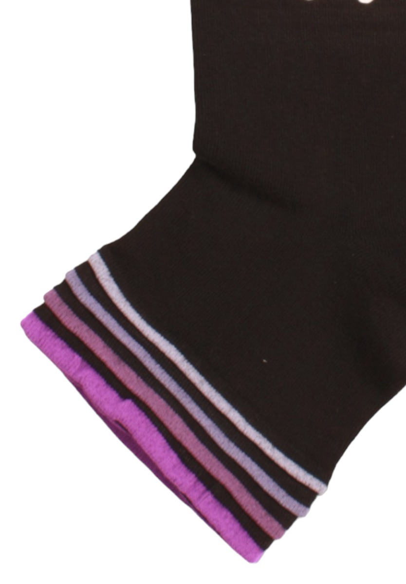 Κάλτσες γυναικείες Modal Pro Socks Soft ημίκοντες Colors 28603-Μαύρο - Φουξ φωτογραφία