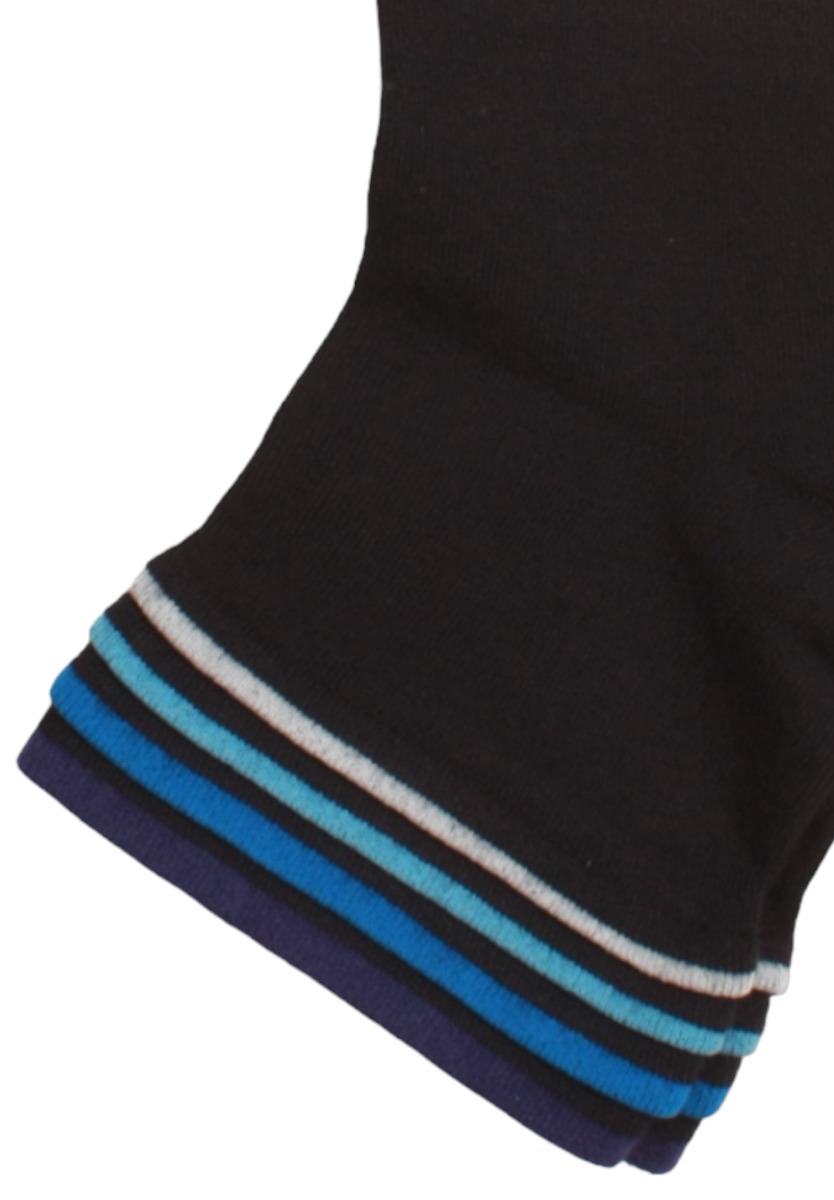 Κάλτσες γυναικείες Modal Pro Socks Soft ημίκοντες Colors 28603-Μαύρο-Μπλε φωτογραφία