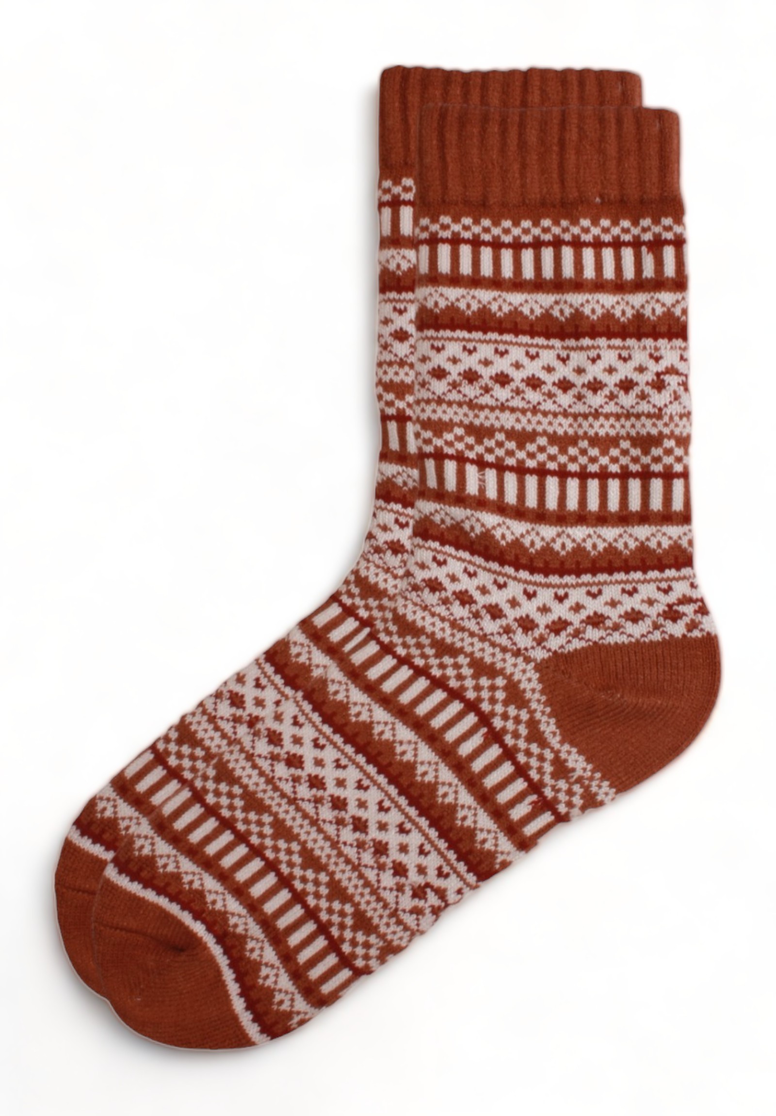  Κάλτσα γυναικεία βαμβακερή Pro Socks Nordic AKD001-Καμηλό 2025
