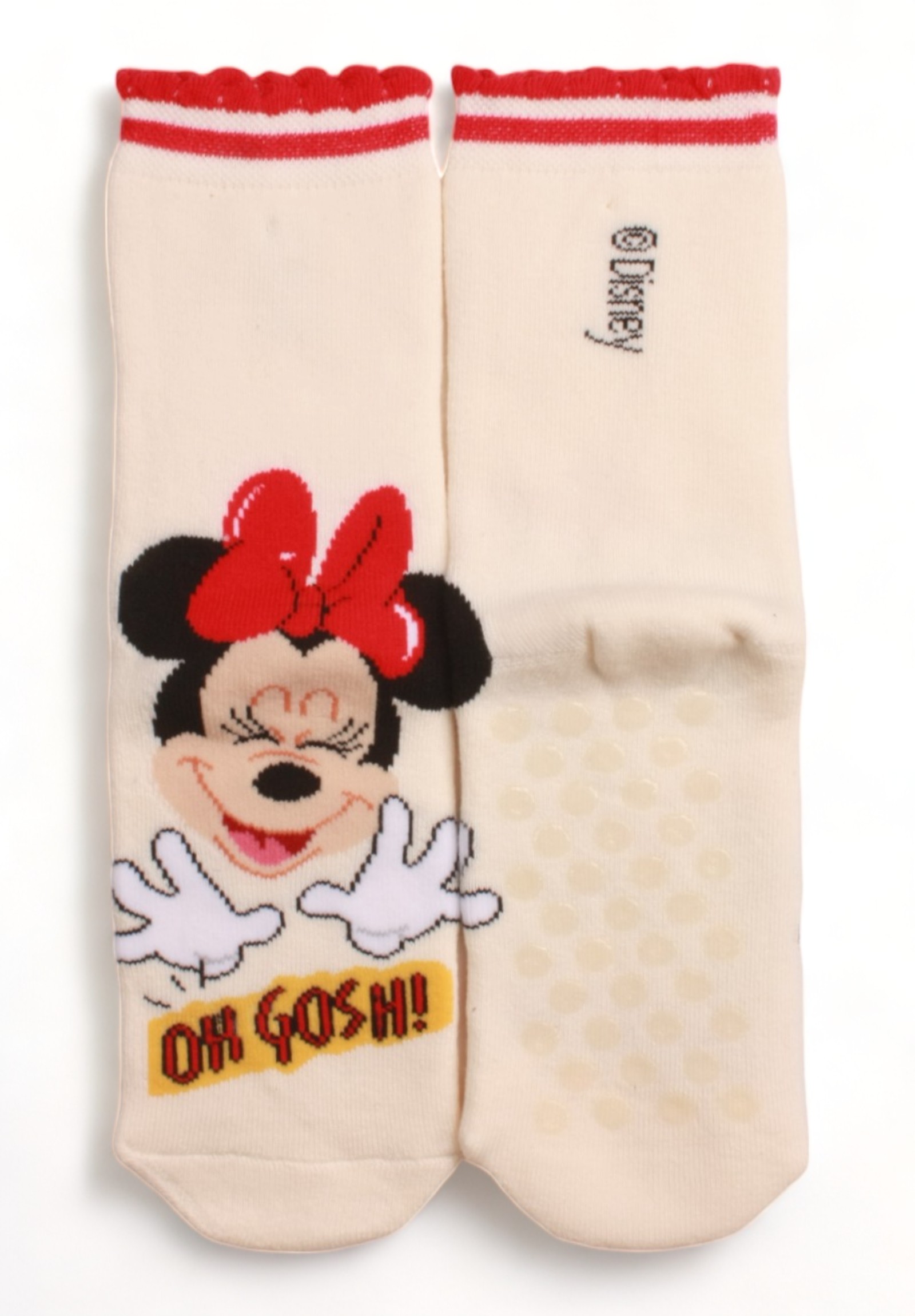 Κάλτσες παιδικές πετσετέ με τάπες Minnie Mouse 3 Τεμ. MN20506-Πολύχρωμο φωτογραφία