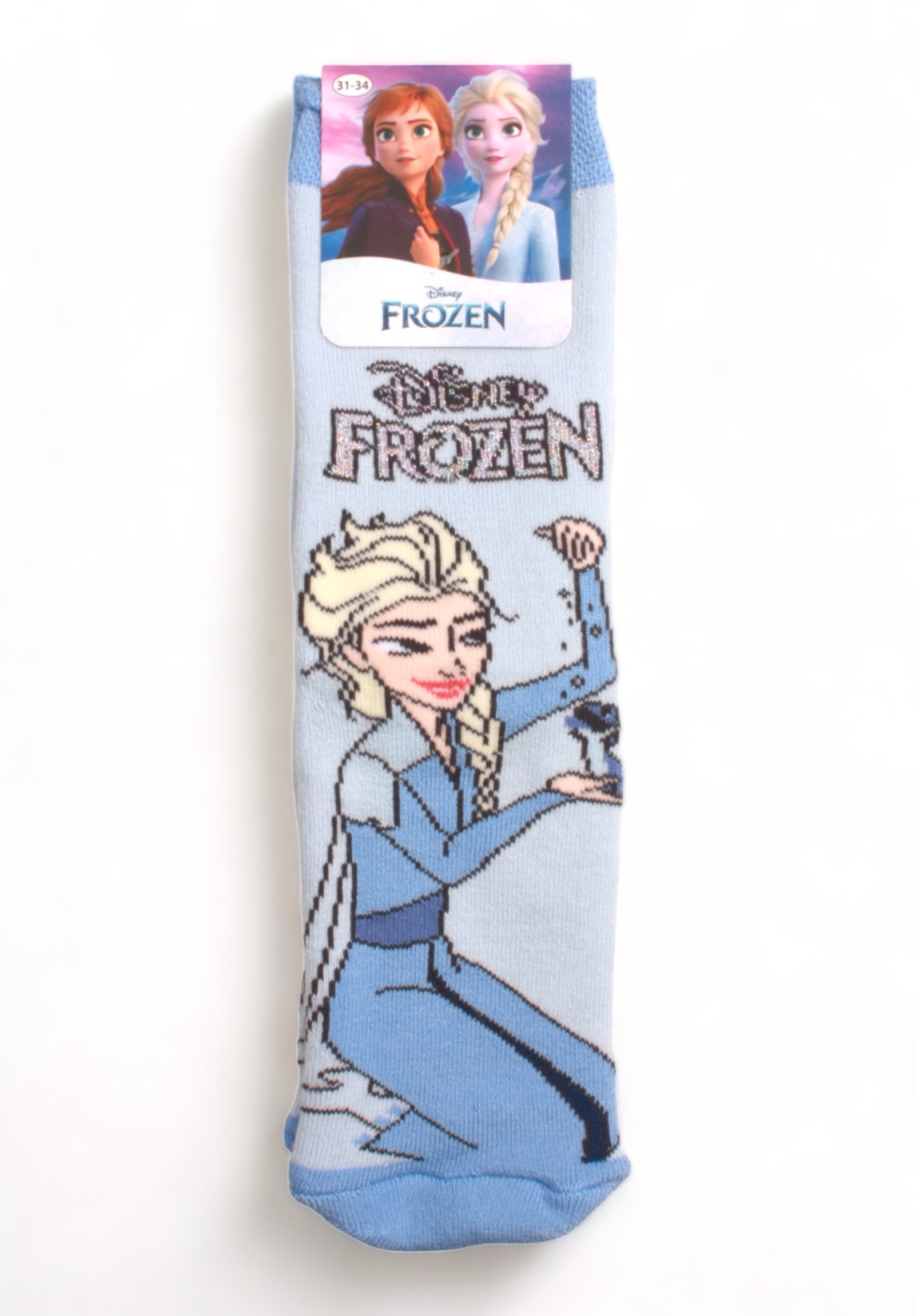 Κάλτσες παιδικές πετσετέ με τάπες Frozen II 3 Τεμ. FZ22551-Πολύχρωμο φωτογραφία