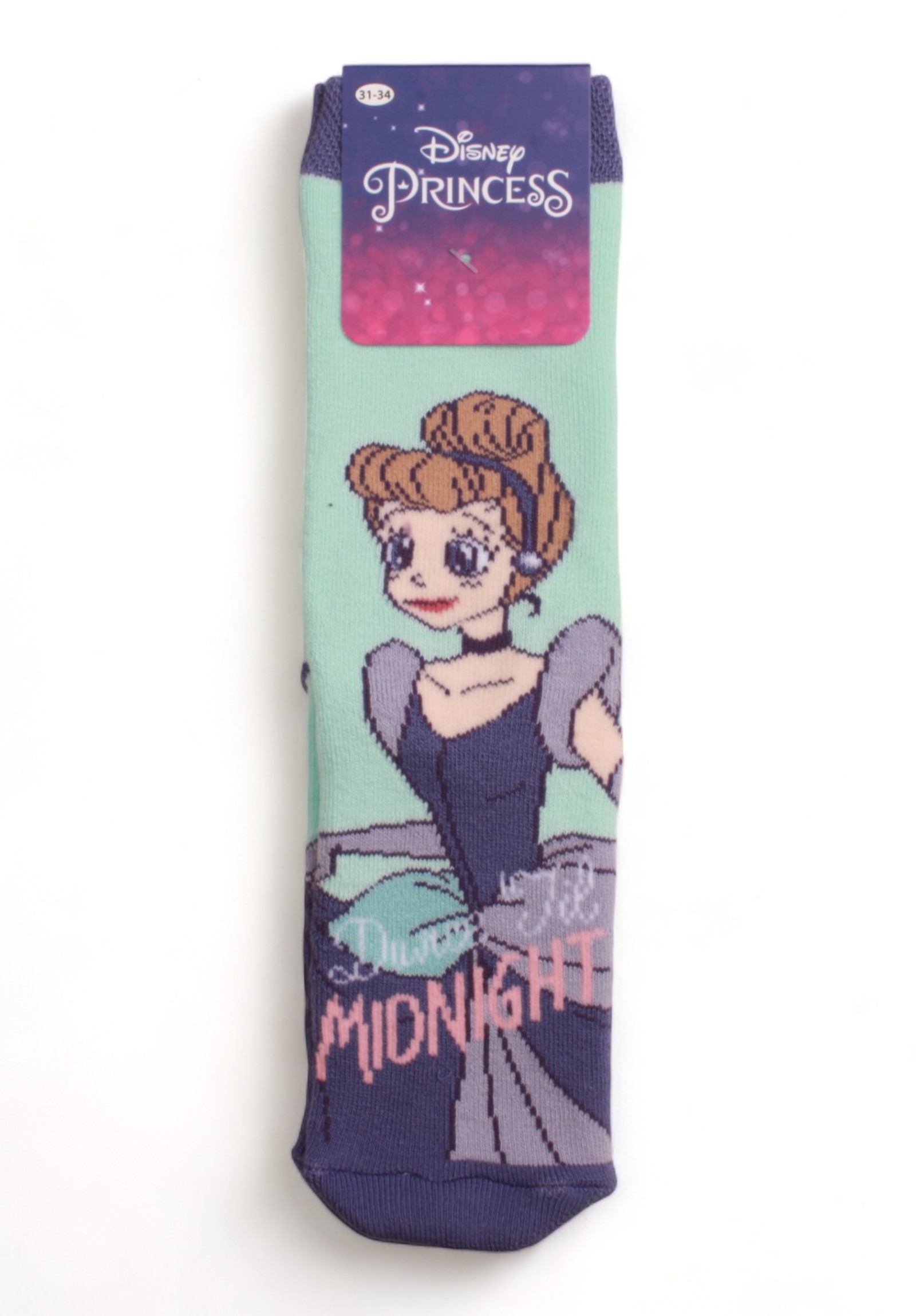 Κάλτσες παιδικές πετσετέ με τάπες Princess ΙΙ 3Τεμ. PR21549-Πολύχρωμο φωτογραφία