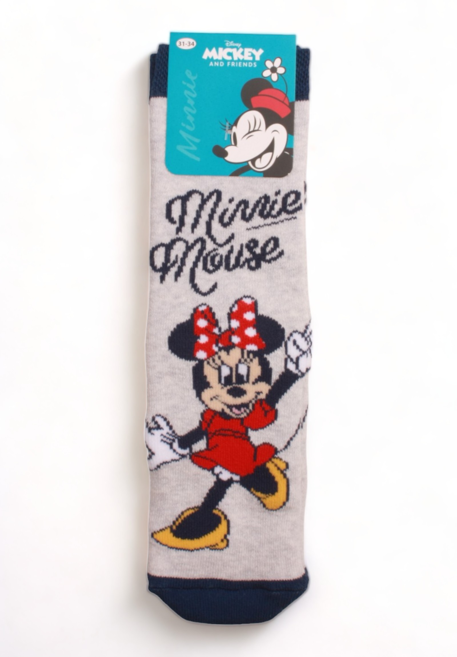 Κάλτσες παιδικές πετσετέ με τάπες Minnie Mouse ΙΙ 3Τεμ. MN21554-Πολύχρωμο φωτογραφία